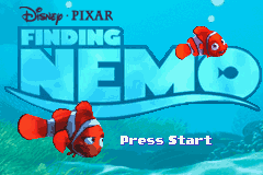 2 Games In 1: Spongebob Movie & Freeze Frame title screen for GameBoy Advance